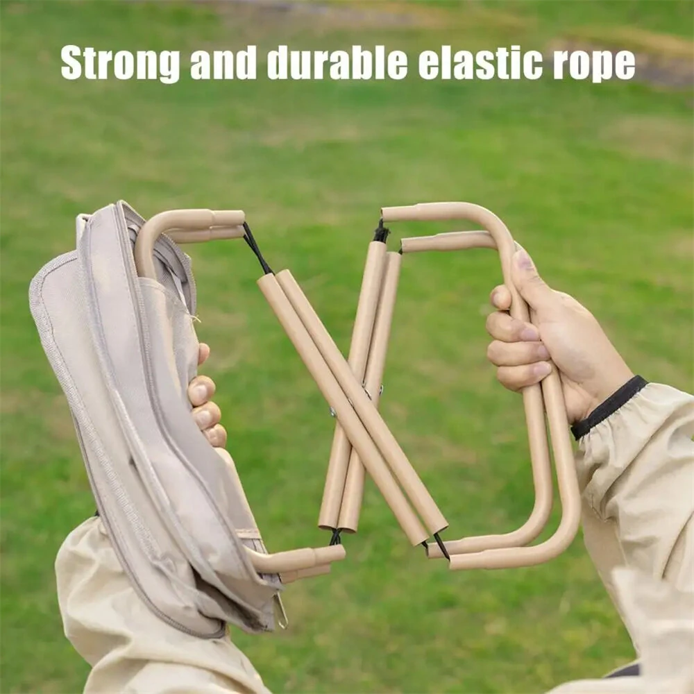 (image for) IPRee Bearing 100Kg Outdoor Must-have Camping Folding Stools Portable Ultra Light Beach Picnic Fishing Hiking Travel Folding Chair Camping